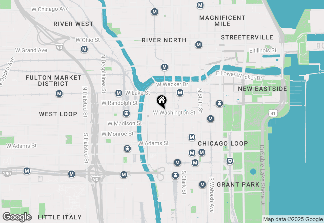 Map of 212 W Washington Street #811, Chicago, IL 60606