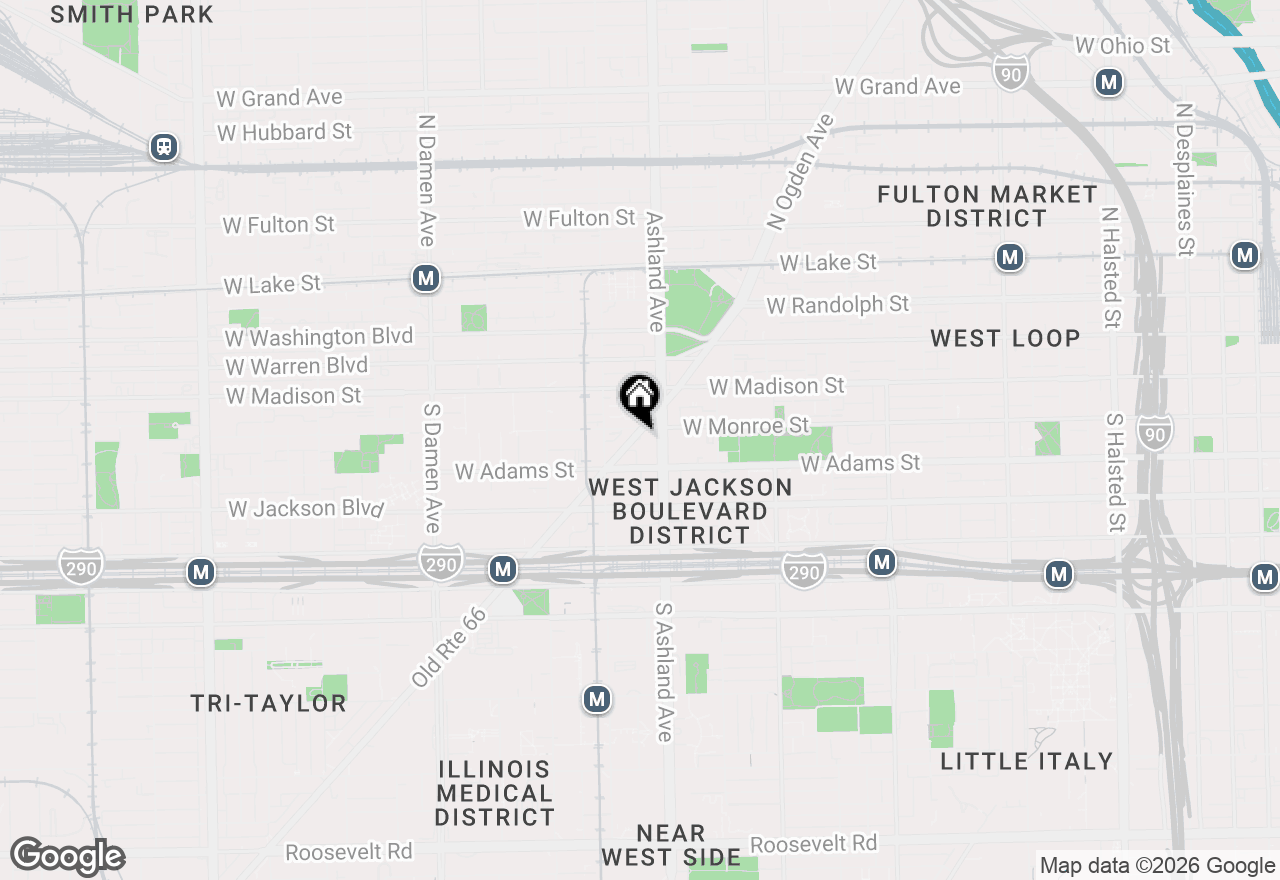Map of 1645 W Ogden Avenue #521, Chicago, IL 60612