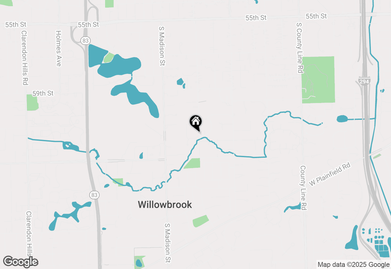 Map of 6101 Wildwood Lane, Burr Ridge, IL 60527