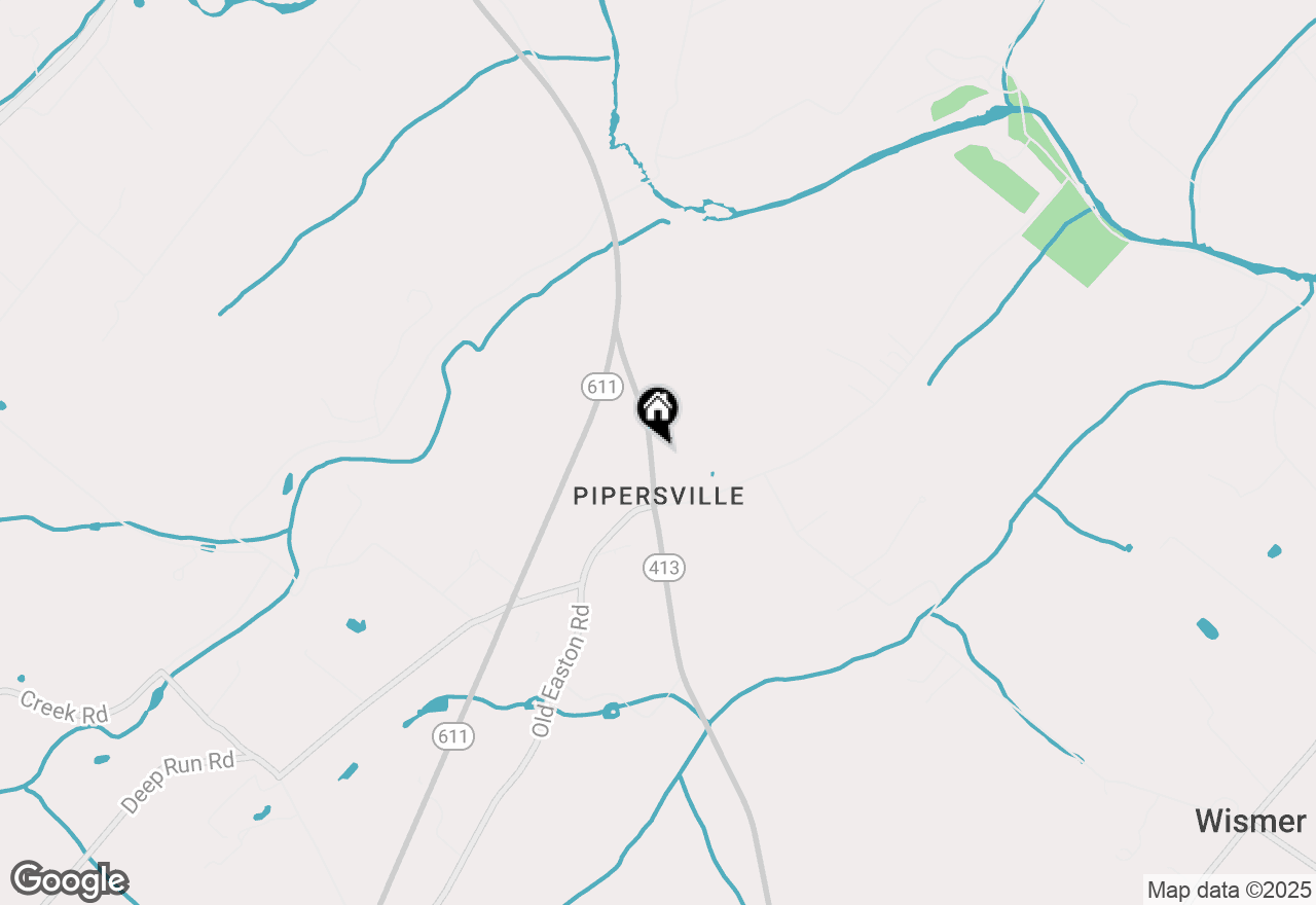 Map of 7121 Old Easton Road, Pipersville, PA 18947