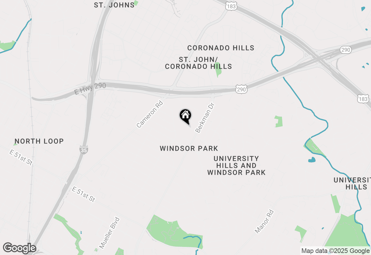 Map of 1605 Glenvalley Dr, Austin, TX 78723