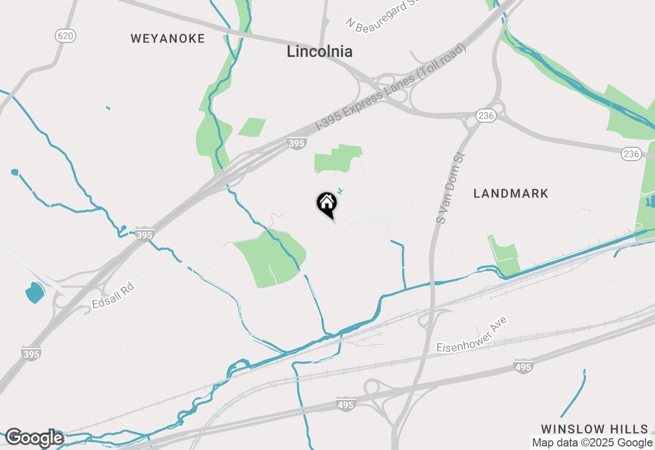 Map of 309 Yoakum Parkway #1605, Alexandria, VA 22304