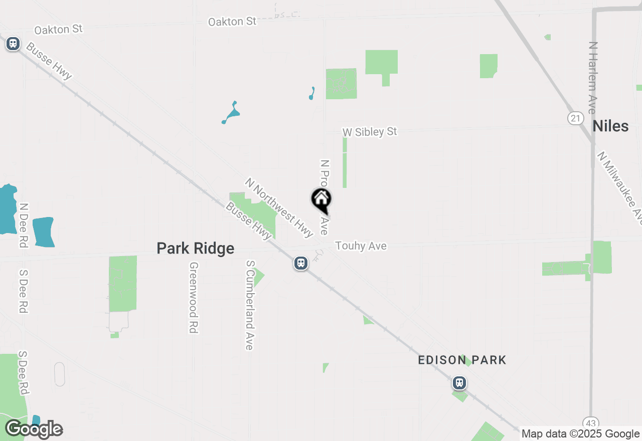 Map of 122 N Prospect Avenue, Park Ridge, IL 60068