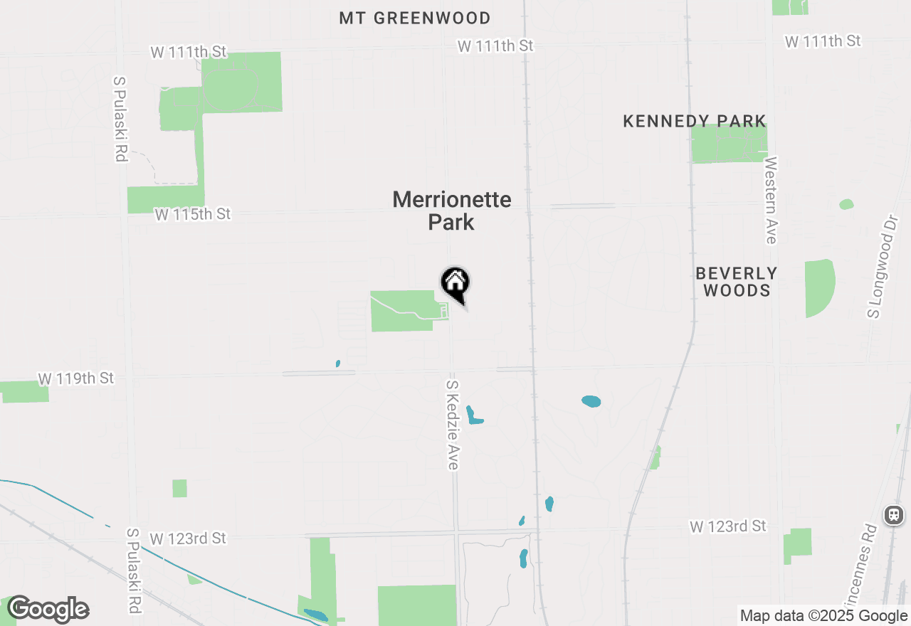 Map of 11735 Kedzie Avenue, Merrionette Park, IL 60803
