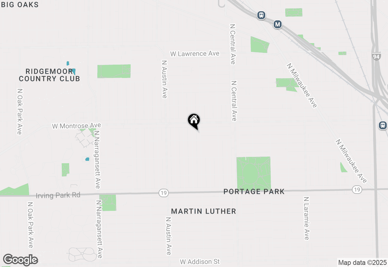 Map of 4323 N Monitor Avenue, Chicago, IL 60634