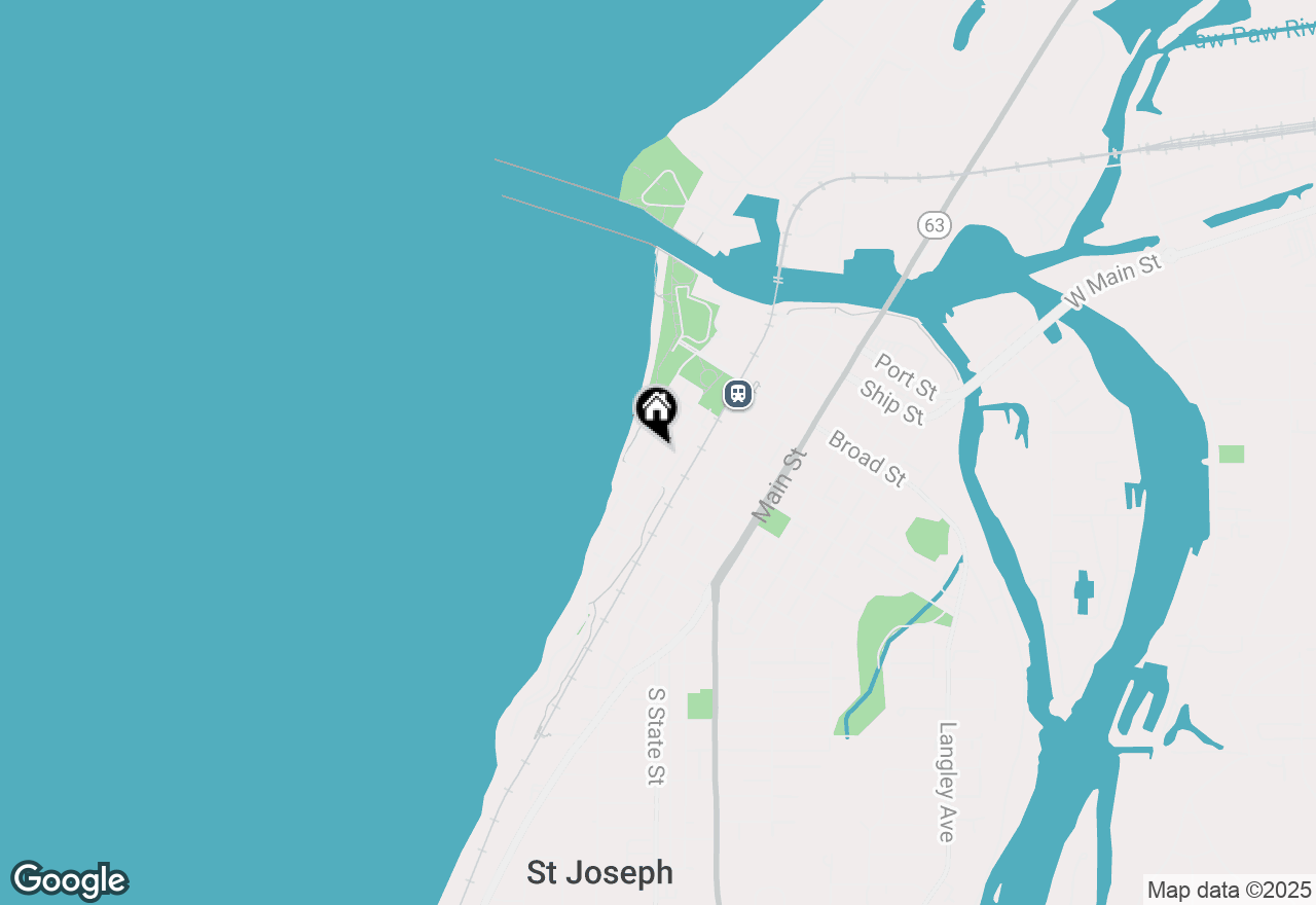 Map of 714 Lions Park Drive, St. Joseph, MI 49085