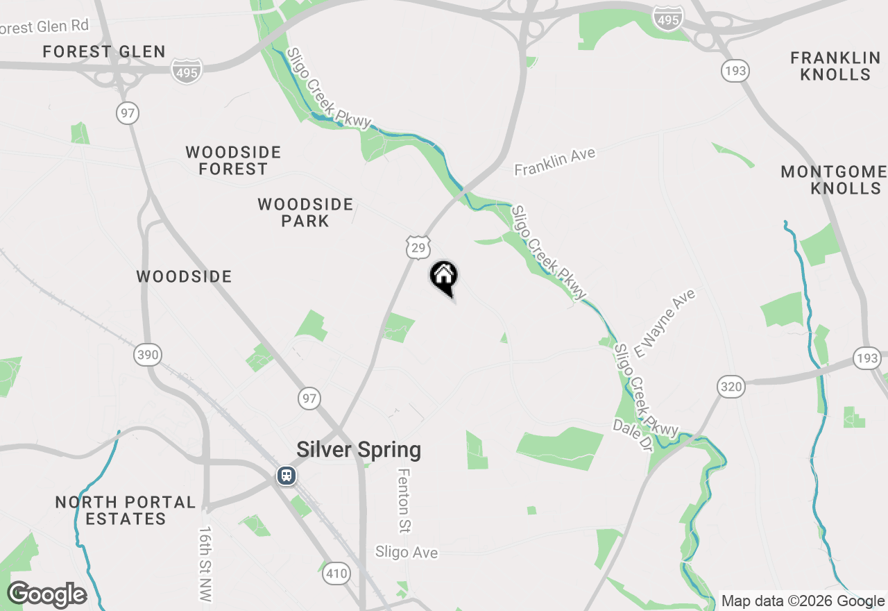 Map of 710 Woodside Parkway, Silver Spring, MD 20910