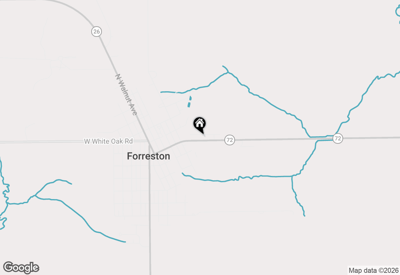 Map of 613 Hewitt Street, Forreston, IL 61030