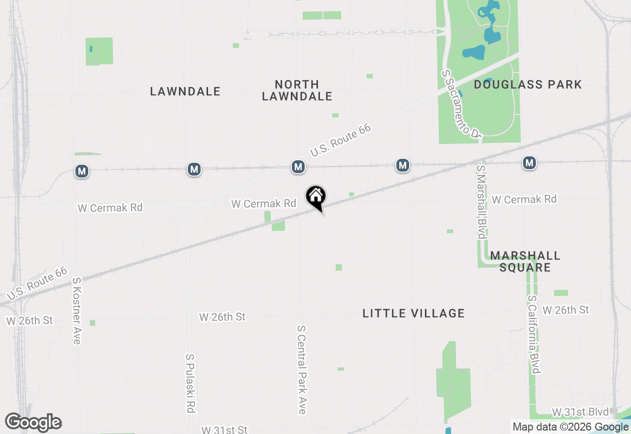 Map of 2231 S Drake Avenue, Chicago, IL 60623