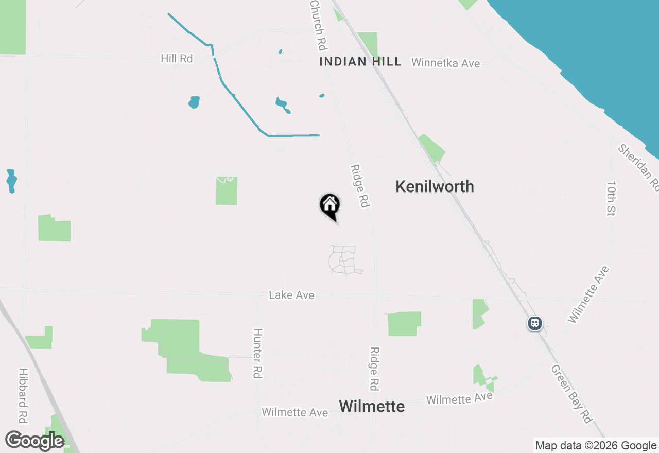 Map of 2026 Greenwood Avenue, Wilmette, IL 60091