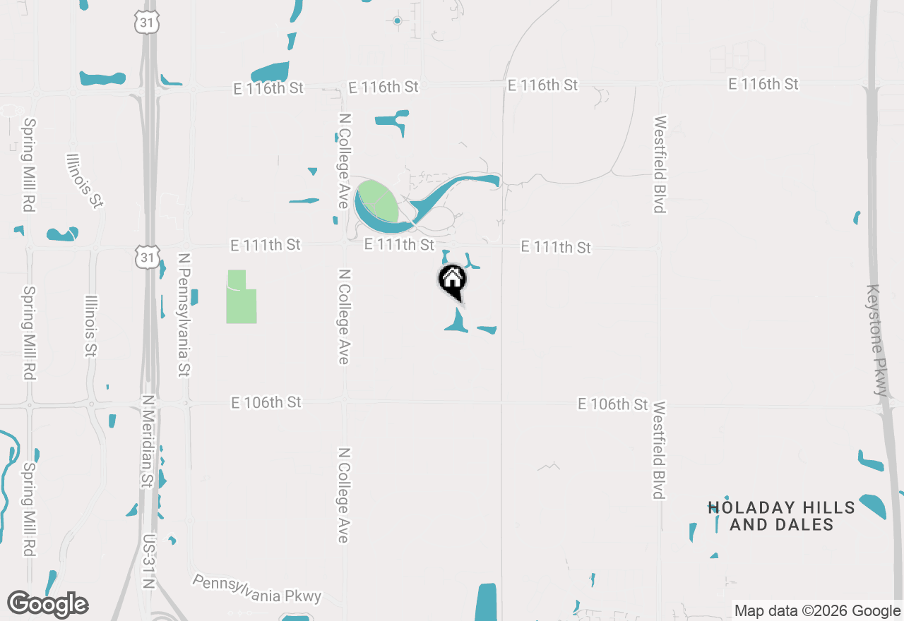 Map of 10758 Pimlico Circle, Carmel, IN 46280