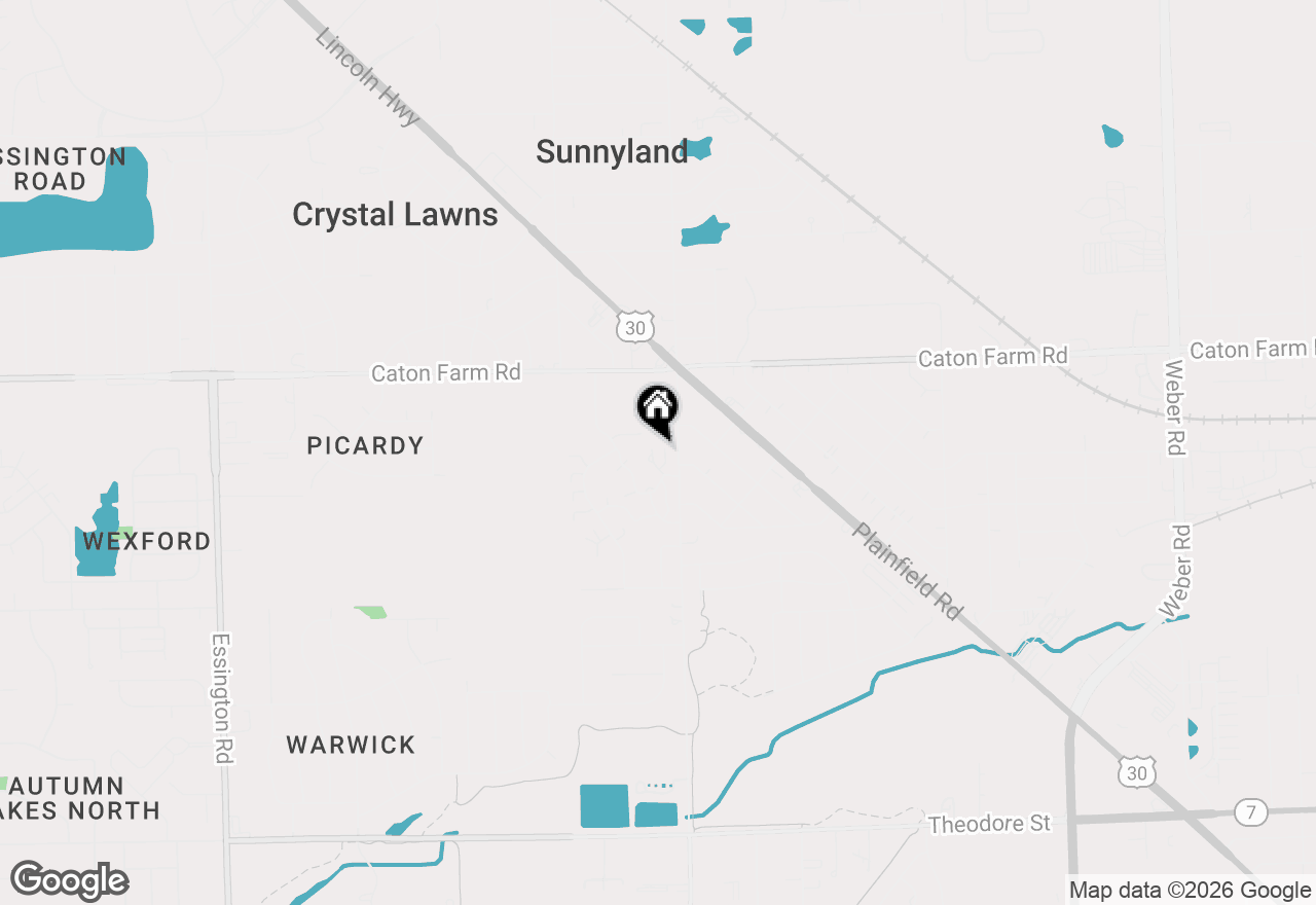 Map of 2315 Buttercup Lane, Crest Hill, IL 60403