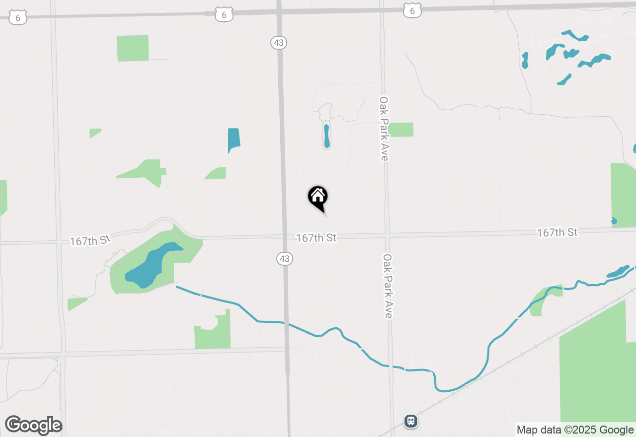 Map of 7100 Laverne Lane #3, Tinley Park, IL 60477