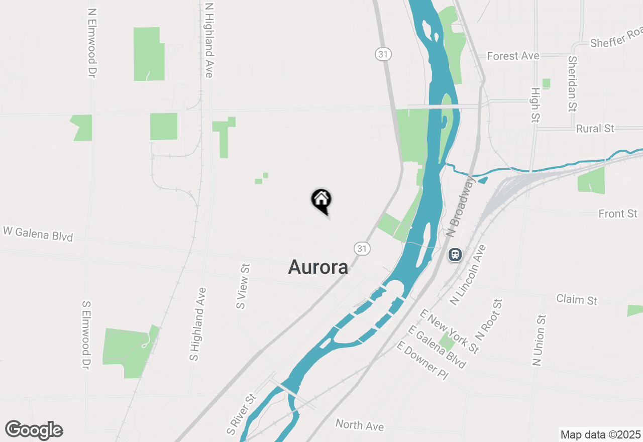 Map of 222 Grand Avenue, Aurora, IL 60506