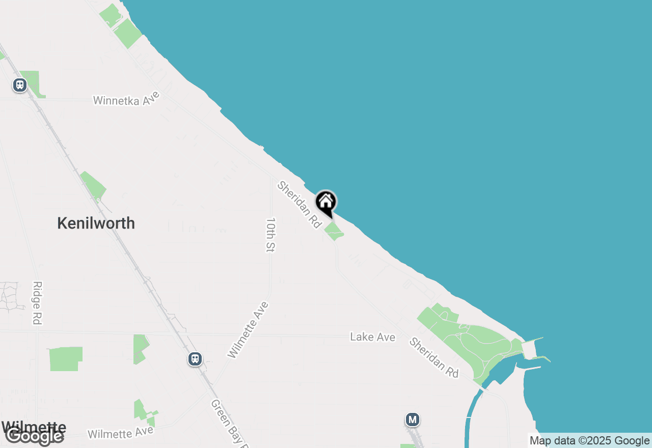 Map of 1410 Sheridan Road #7B, Wilmette, IL 60091