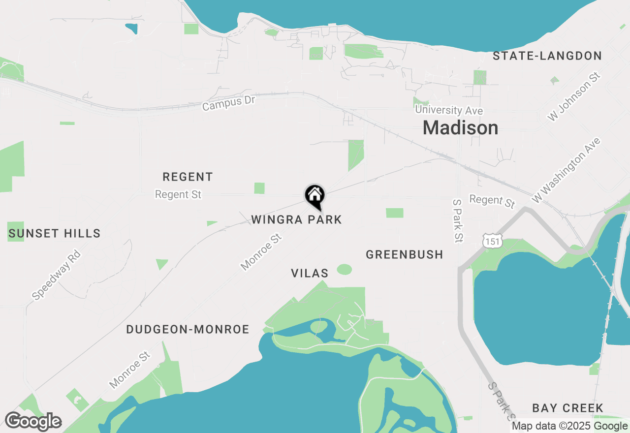 Map of 1610 Madison Street, Madison, WI 53711