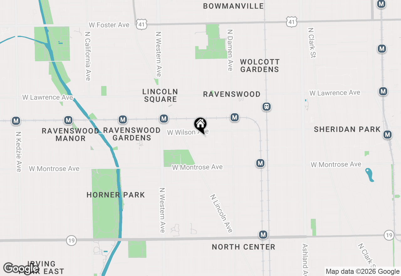 Map of 2170 W Windsor Avenue #2R, Chicago, IL 60625