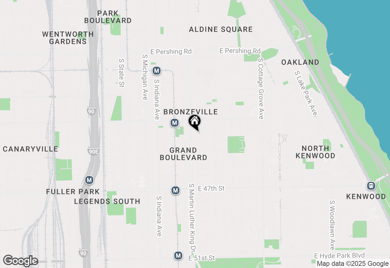 Map of 4351 S King Drive #G, Chicago, IL 60653