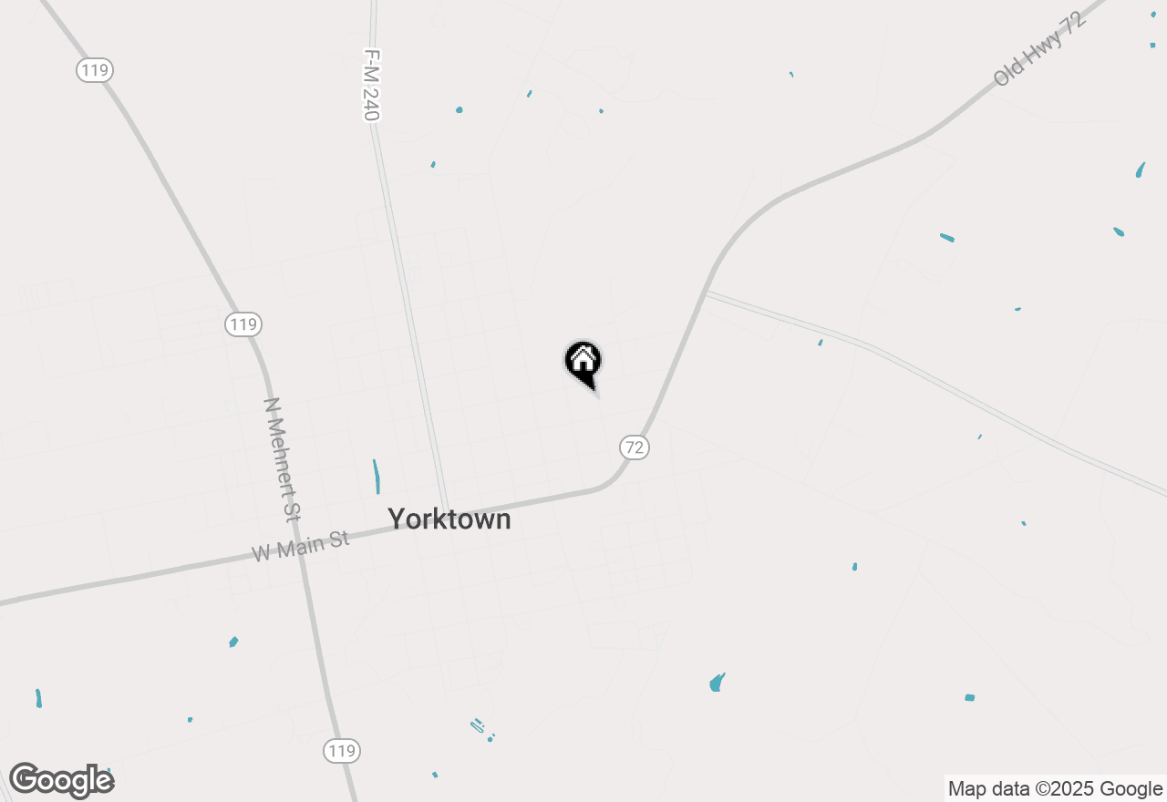 Map of 510 E 7th Street, Yorktown, TX 78164