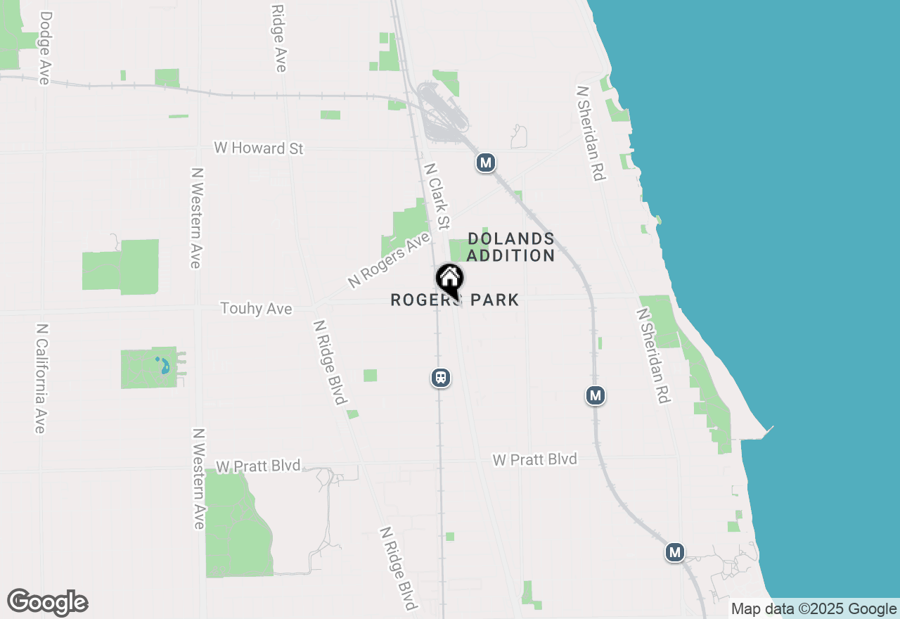 Map of 7124 N Clark Street, Chicago, IL 60626