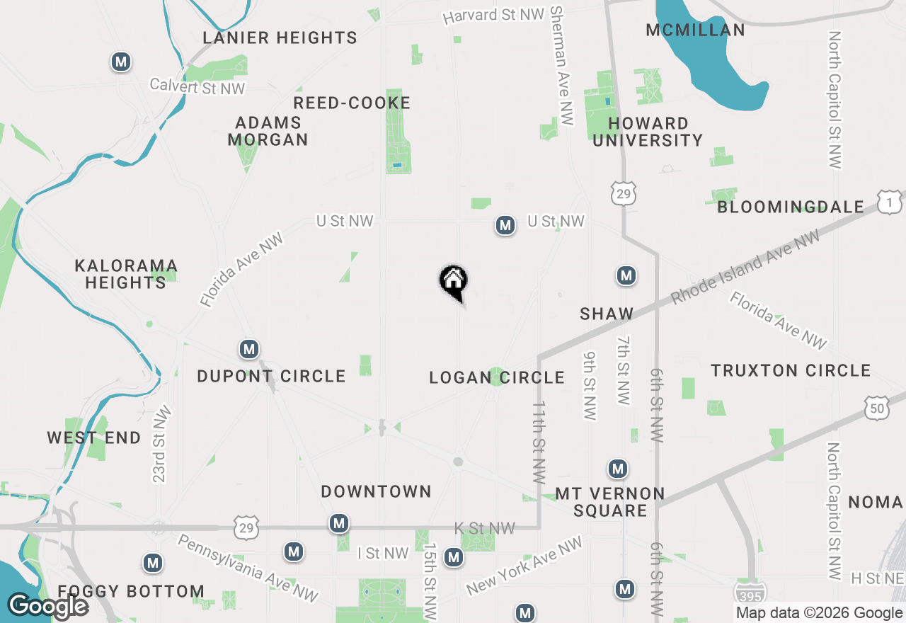 Map of 1401 R Street Nw #401, Washington, DC 20009