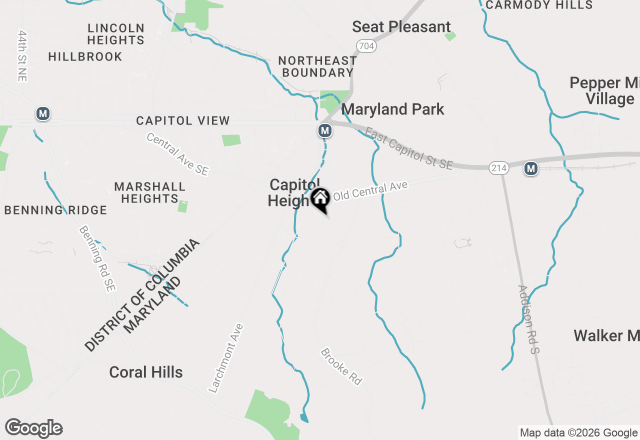 Map of 504 Capitol Heights Boulevard, Capitol Heights, MD 20743