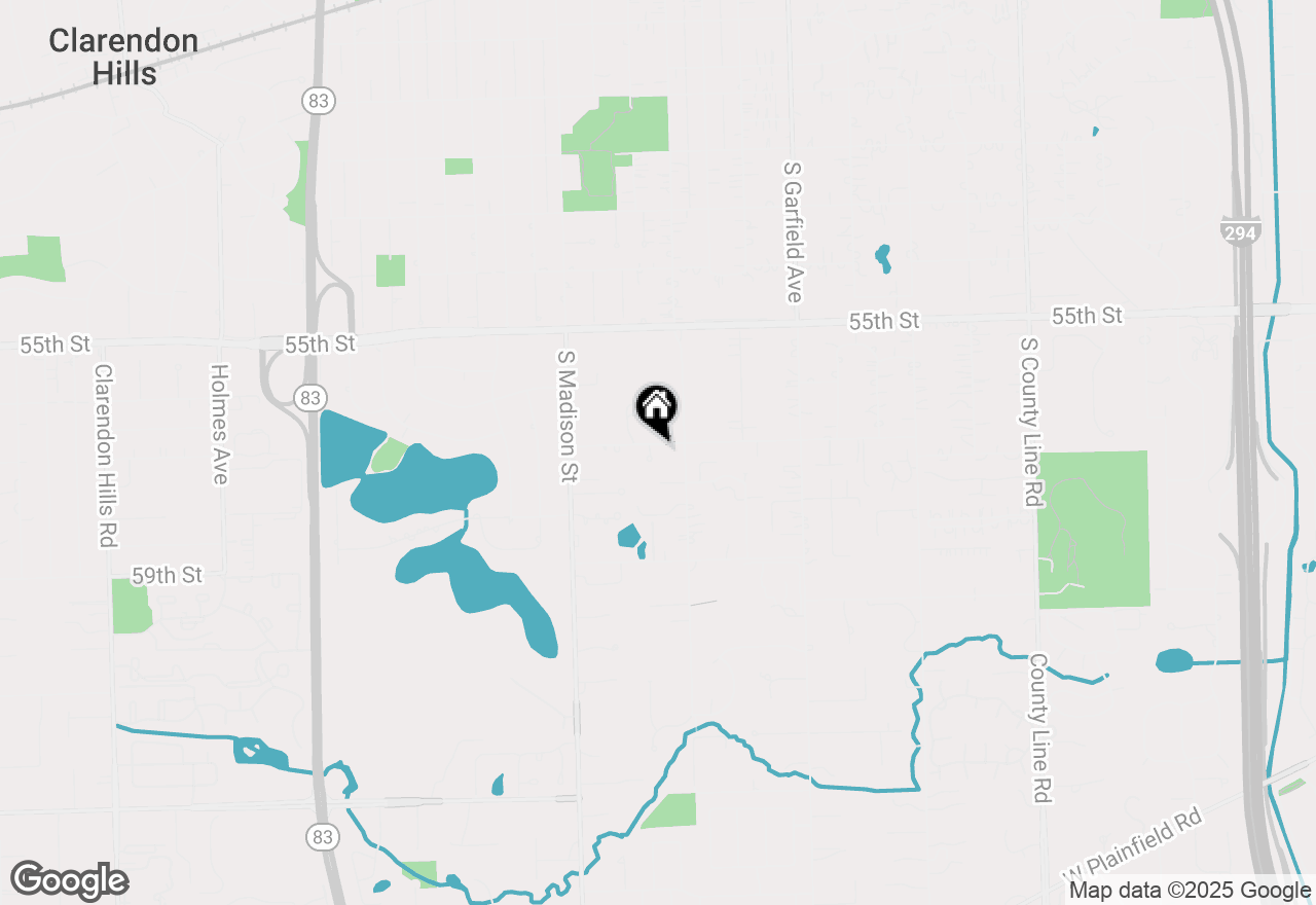 Map of 5701 Foxgate Lane, Hinsdale, IL 60521