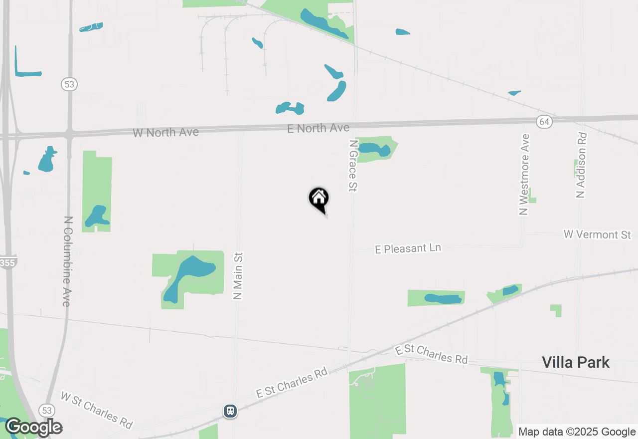 Map of 512 N Stewart Avenue, Lombard, IL 60148