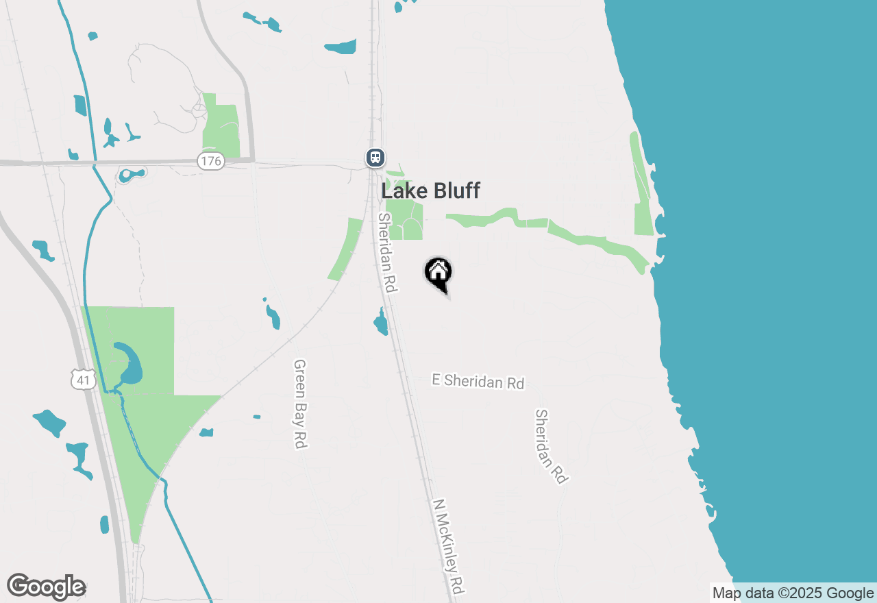 Map of 130 Ravine Forest Drive, Lake Bluff, IL 60044