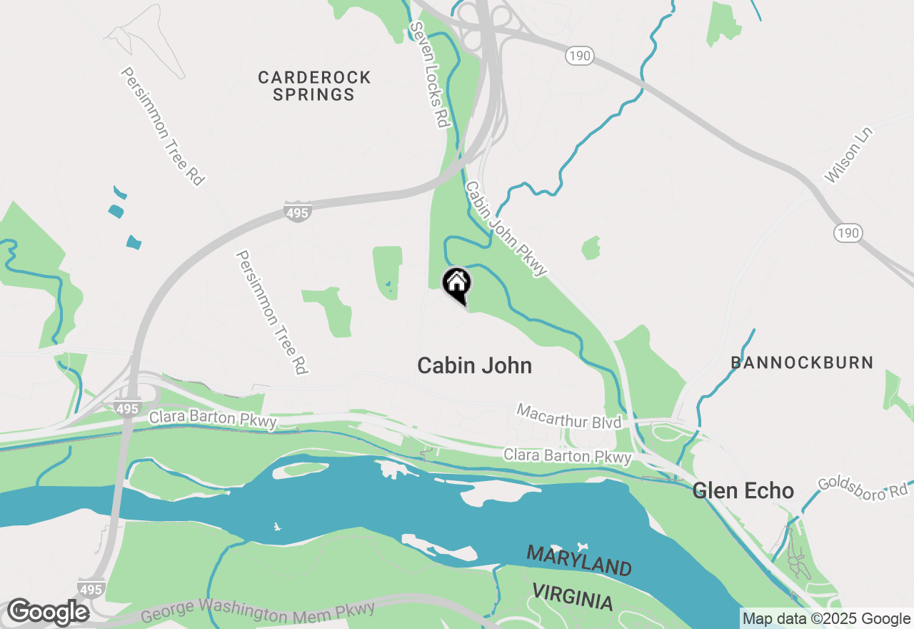 Map of 7835 Archbold Terrace, Cabin John, MD 20818