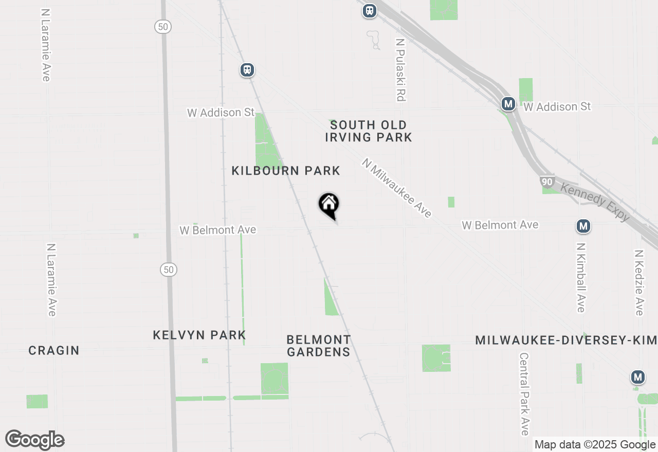 Map of 4222 W Belmont Avenue, Chicago, IL 60641