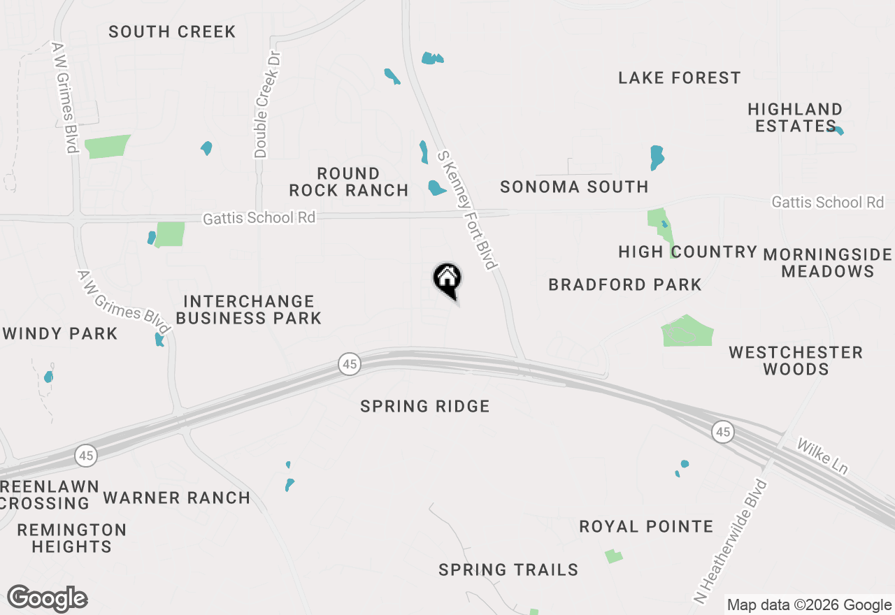 Map of 2429 Hat Bender Loop, Round Rock, TX 78664