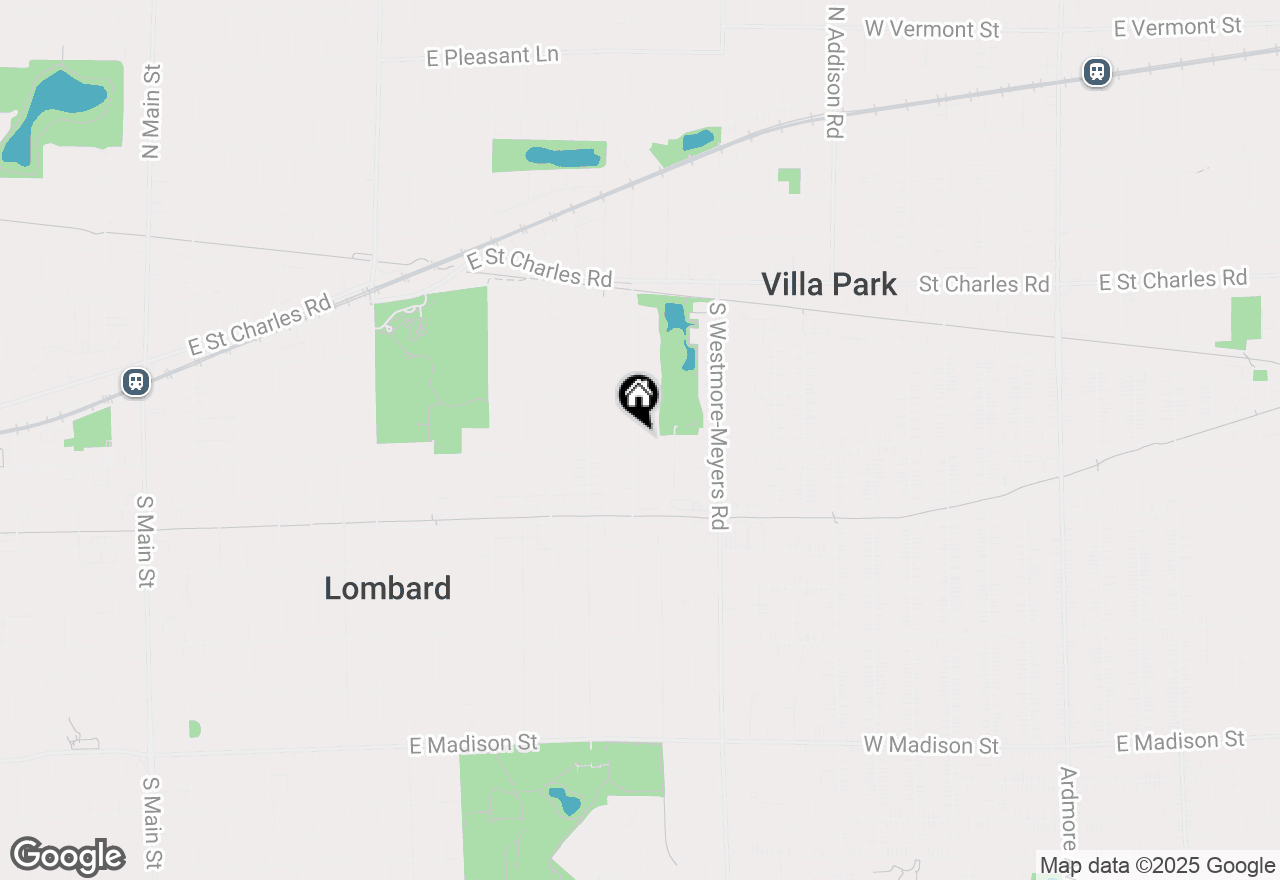 Map of 145 S Highland Avenue, Lombard, IL 60148