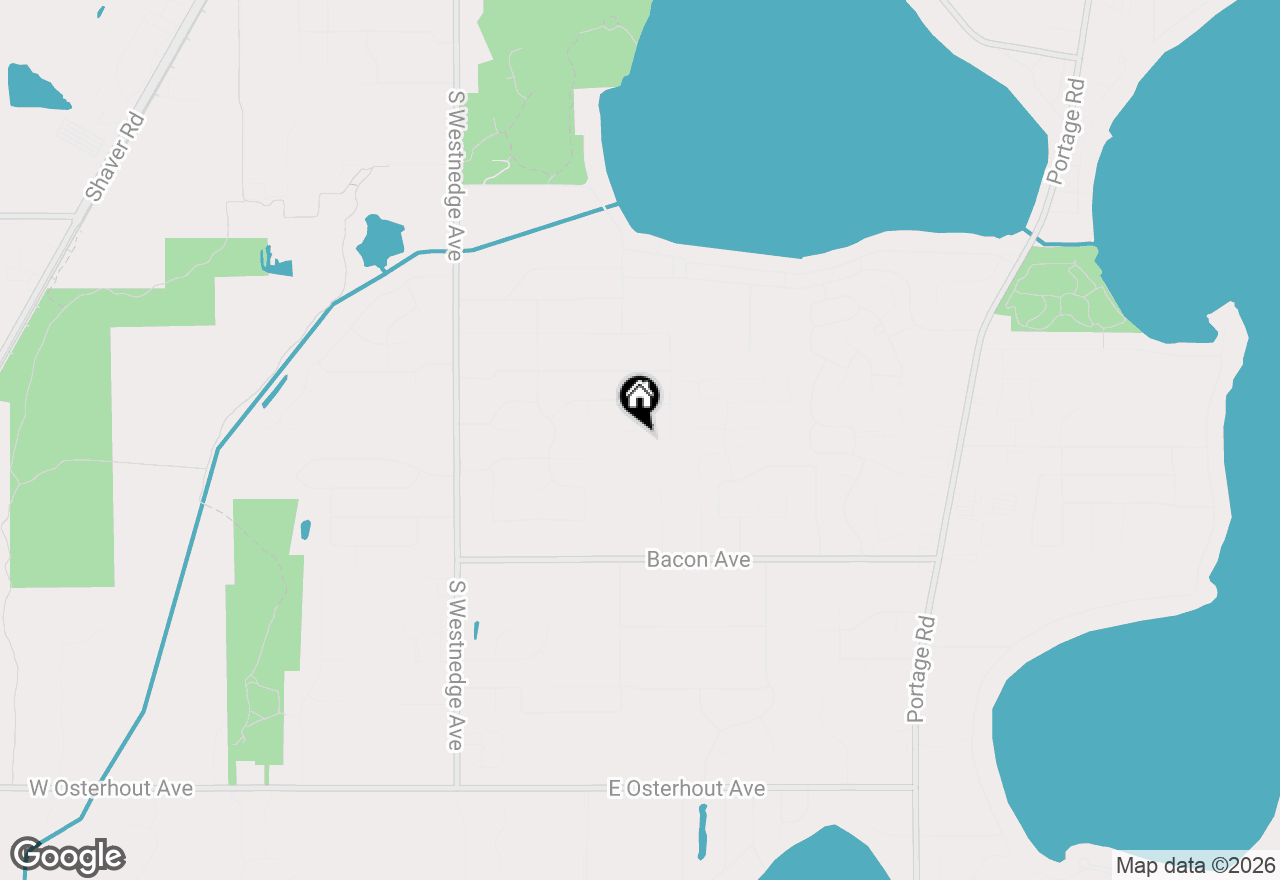 Map of 9731 Southern Oaks Court, Portage, MI 49002