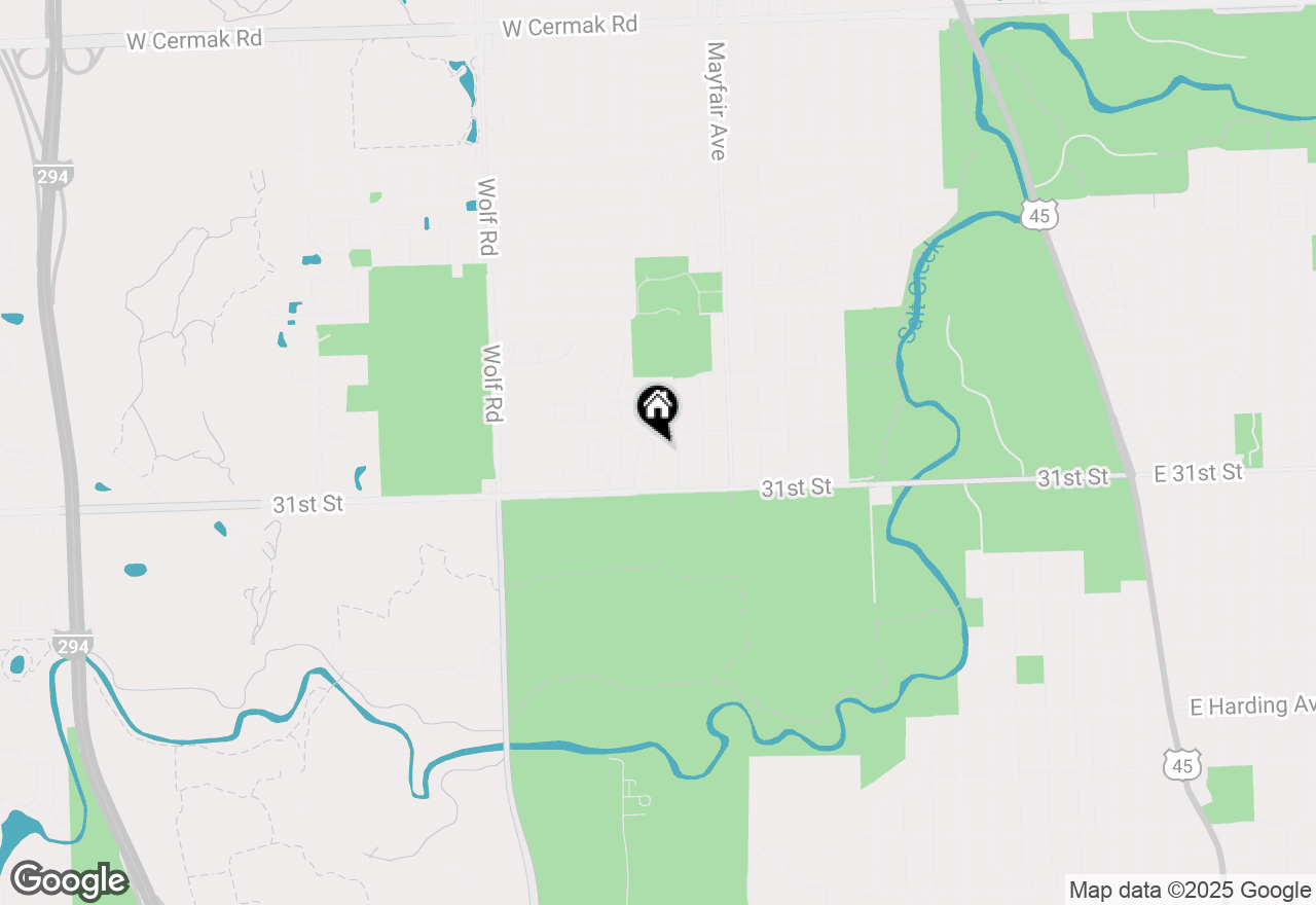 Map of 3033 Ashton Court, Westchester, IL 60154