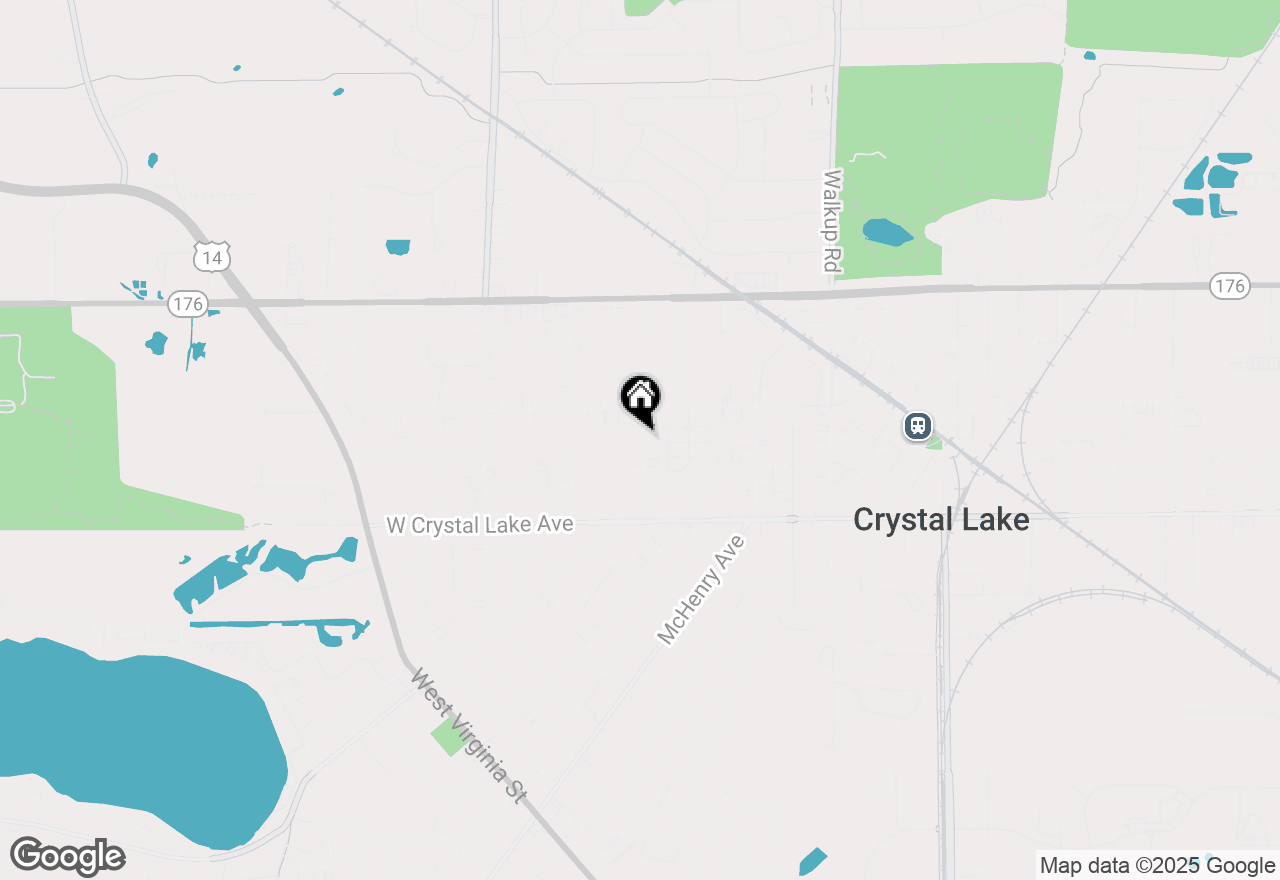 Map of 100 Pine Court, Crystal Lake, IL 60014