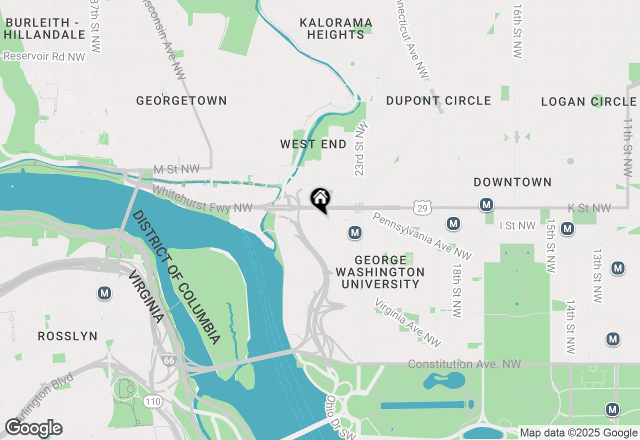 Map of 940 25th Street Nw #707-S, Washington, DC 20037