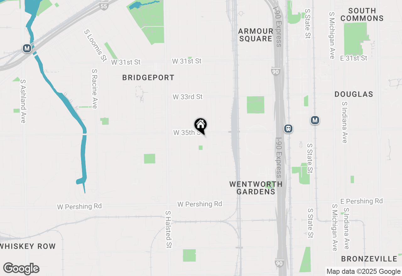 Map of 3516 S Wallace Street, Chicago, IL 60609