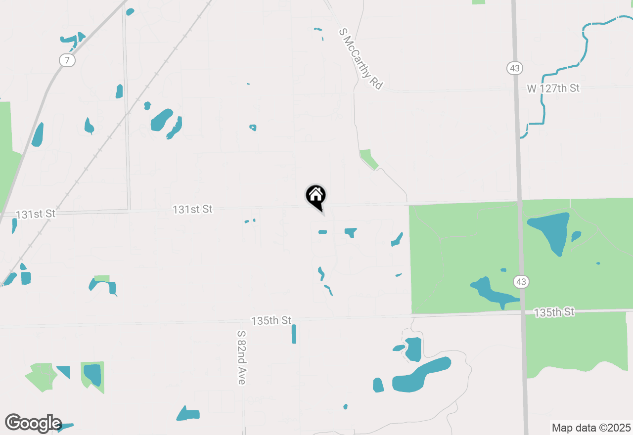 Map of 7921 Oak Knoll Lane #7921, Palos Heights, IL 60463