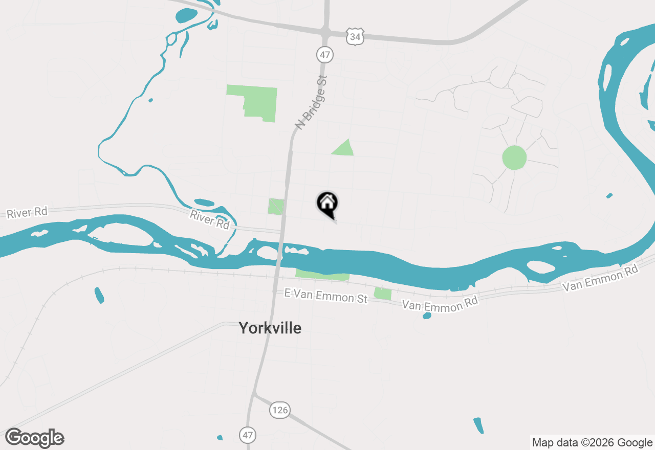 Map of 302 E Main Street, Yorkville, IL 60560