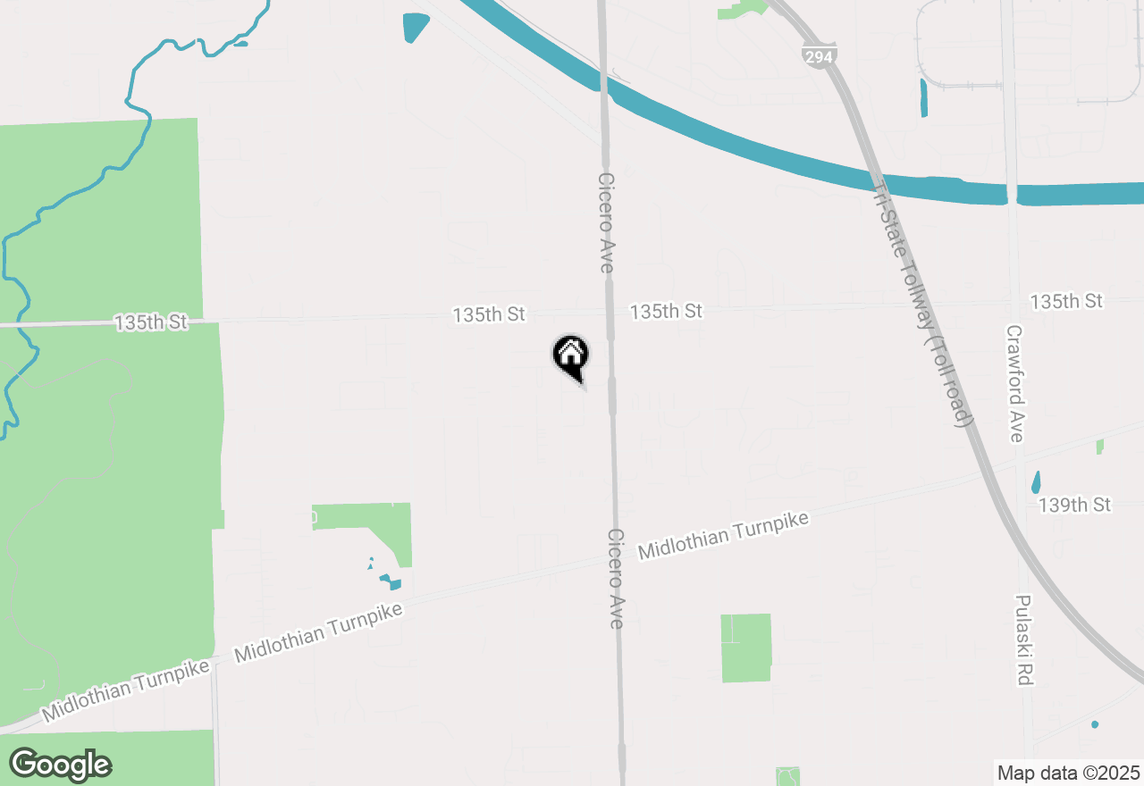 Map of 13635 Lamon Avenue #A23, Crestwood, IL 60418