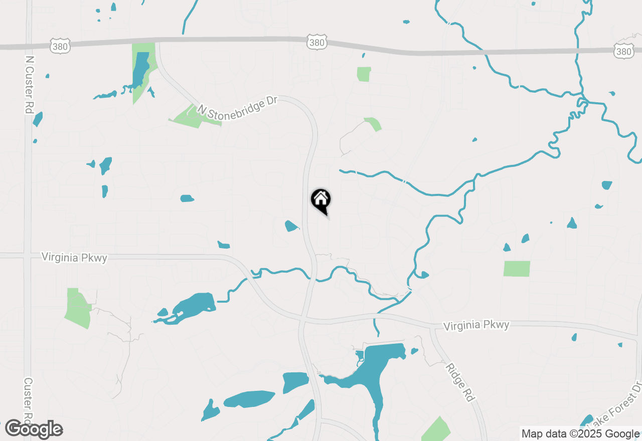 Map of 604 Maple Leaf Lane, Mckinney, TX 75071