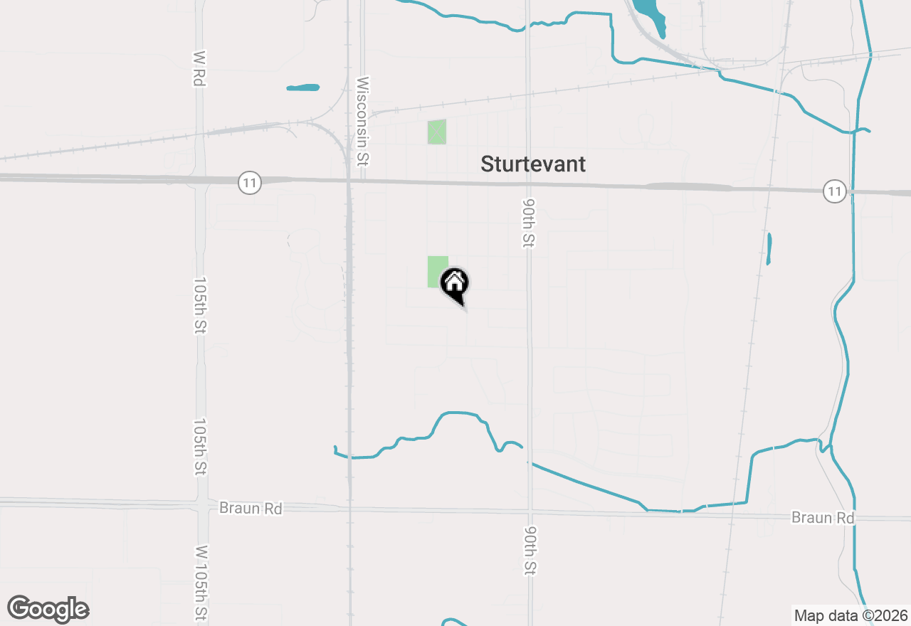Map of 9317 Carol Ann Dr, Sturtevant, WI 53177