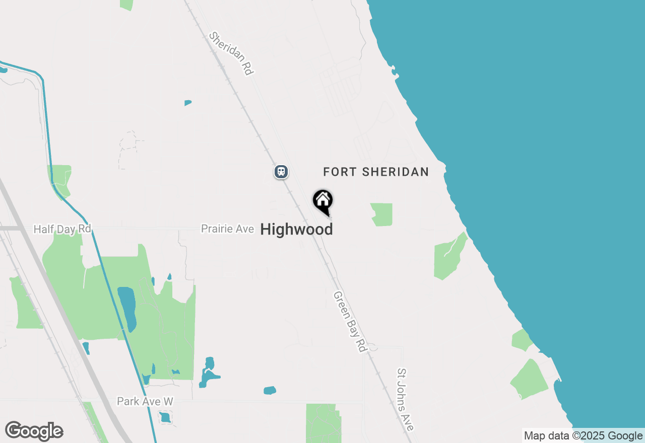 Map of 425 Bloom Street #T, Highland Park, IL 60035