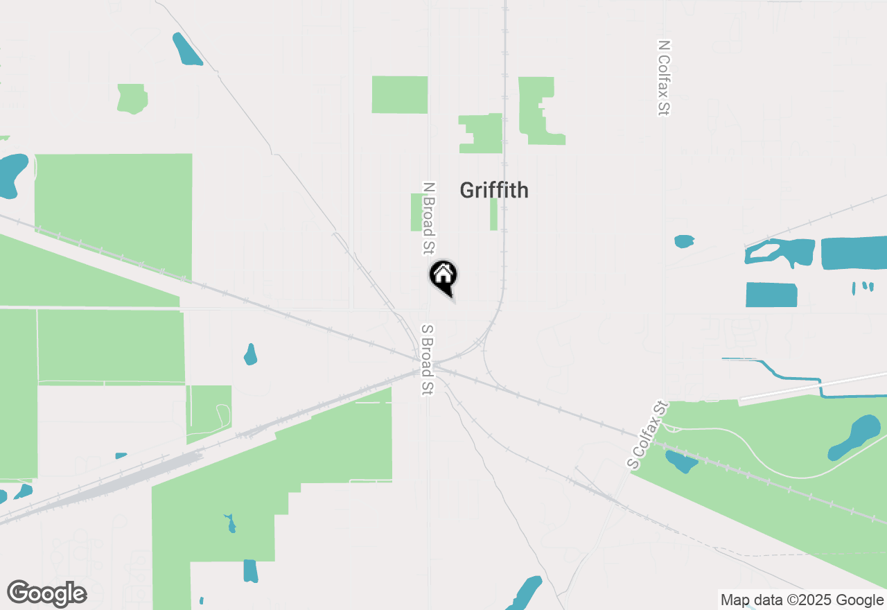 Map of 114 E Main Street, Griffith, IN 46319