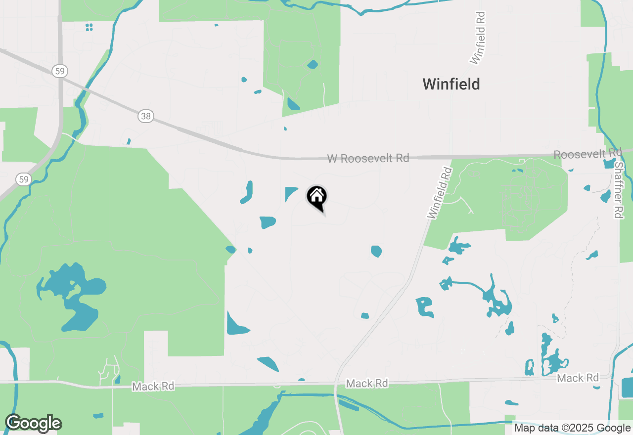 Map of 28w270 Flanders Lane, Winfield, IL 60190