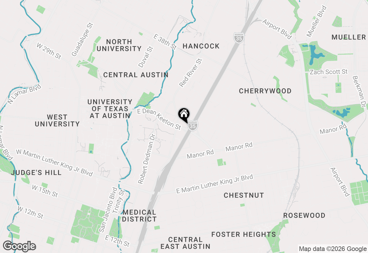 Map of 2706 Cole St #102B, Austin, TX 78705