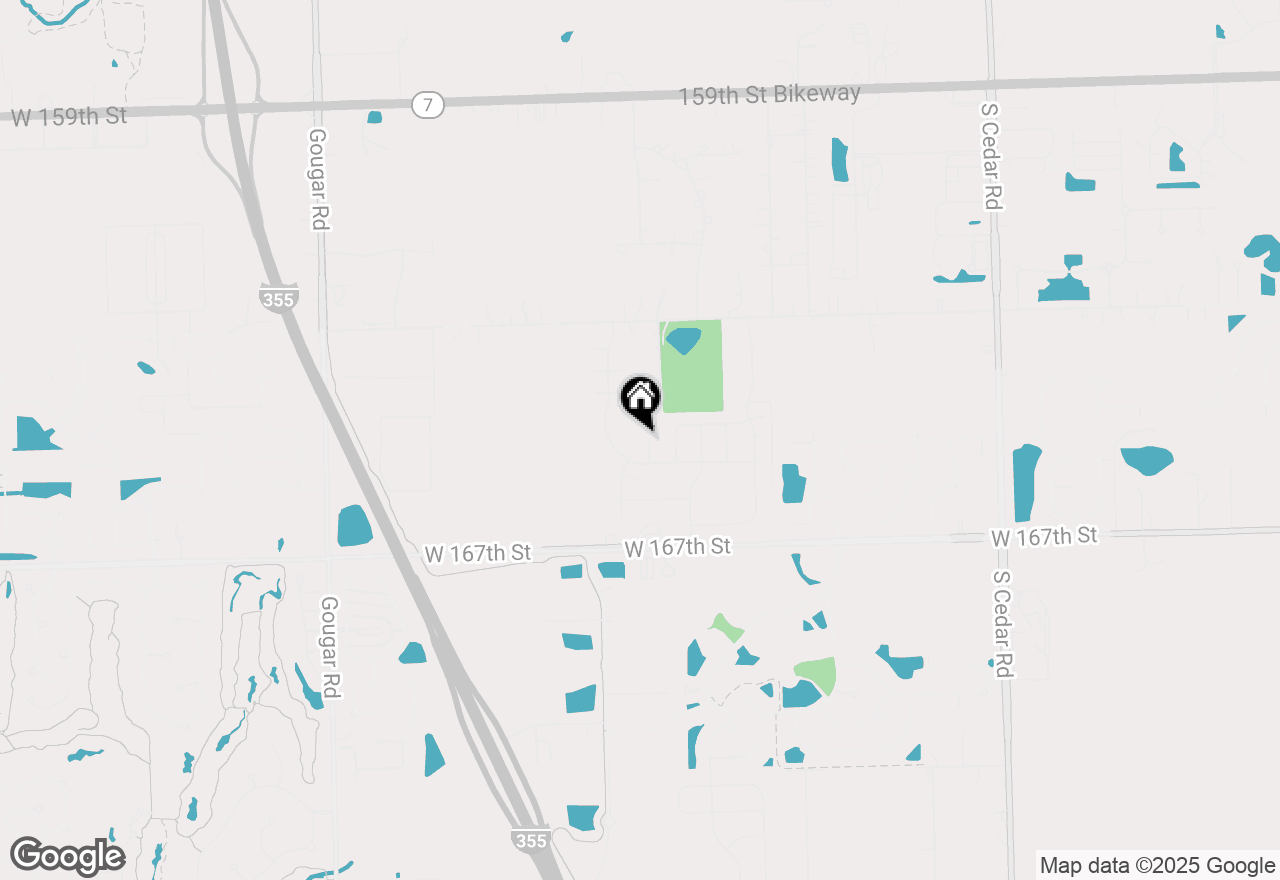 Map of 16508 S Brook Lane, Lockport, IL 60441