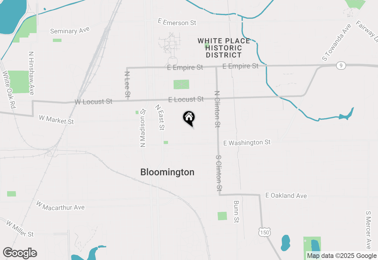 Map of 312 N Mclean Street, Bloomington, IL 61701