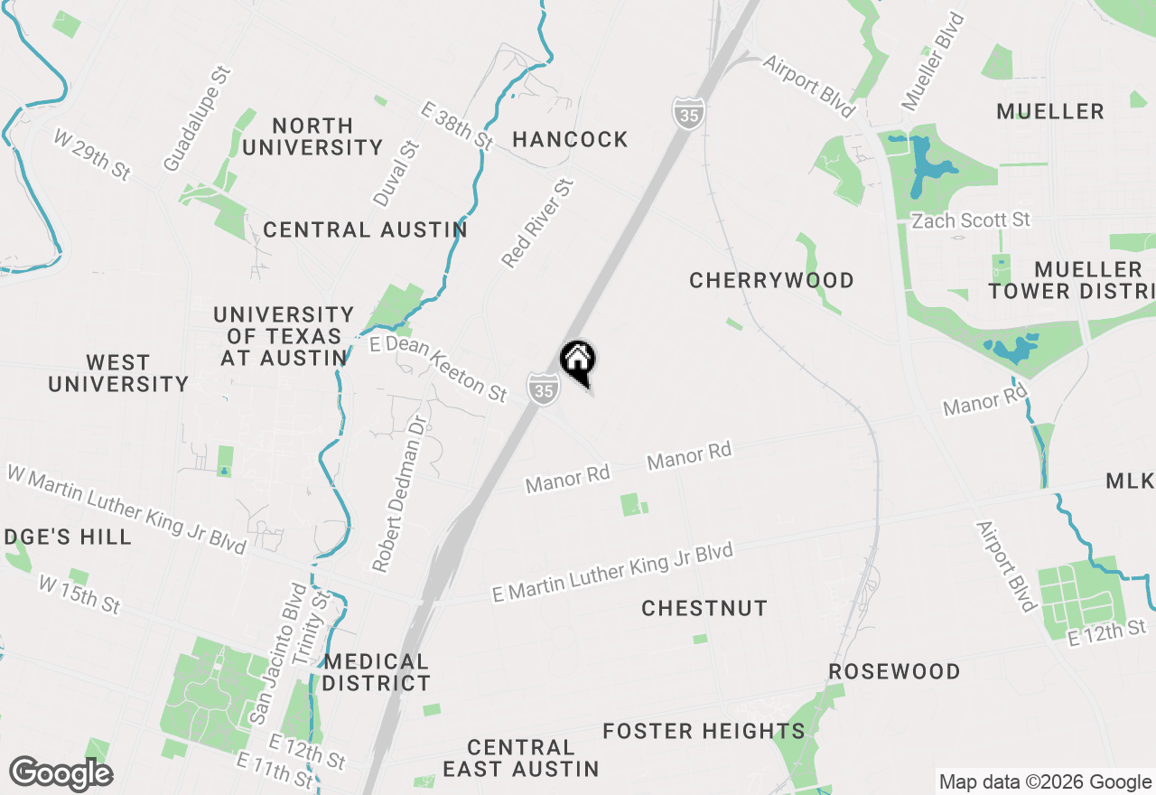 Map of 1202 E 29th St #A, Austin, TX 78722